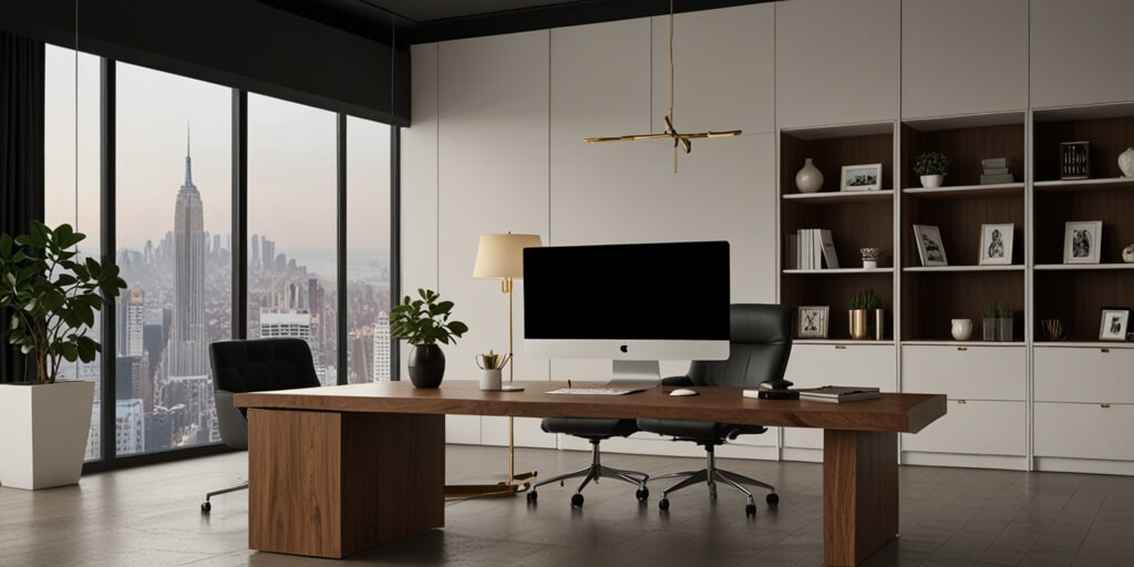 Elegant Office Workspace